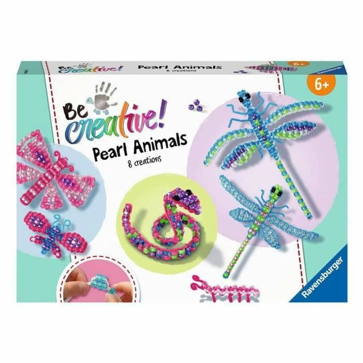 Ručni radovi Ravensburger Be creative! Pearls Animals